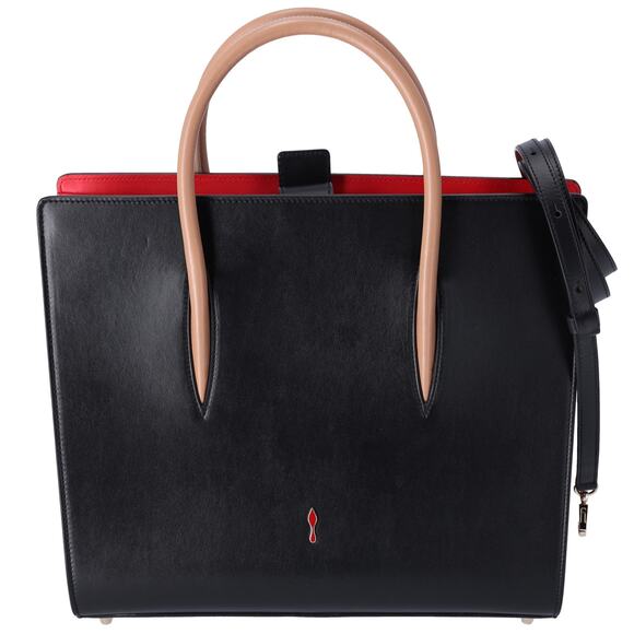 Christian Louboutin Paloma Large Tote Bag 1165022 Black Leopard